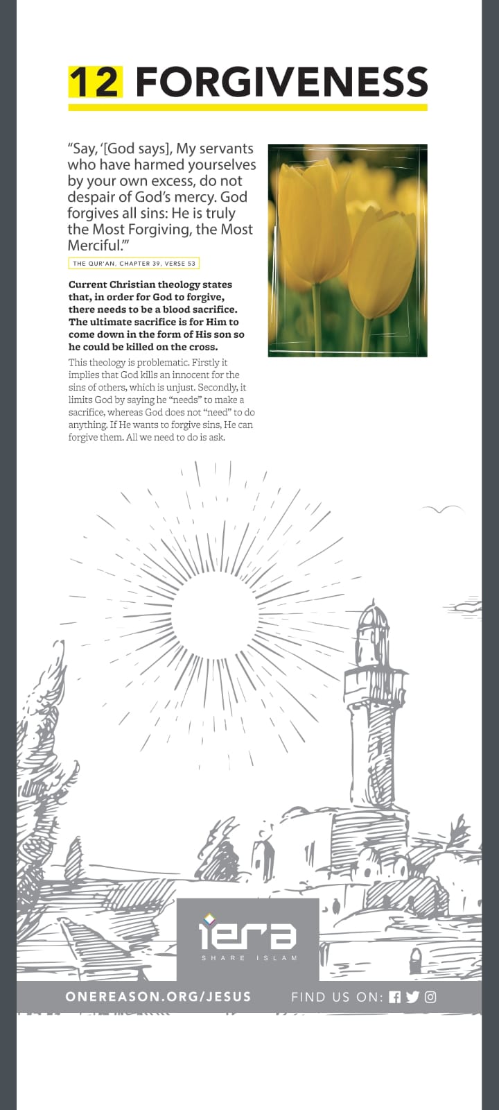 Jesus in Islam panel 12 - Forgiveness
